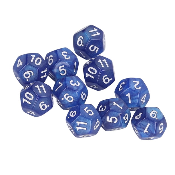 Conjunto De Masa De Dados De Color 40pcs, Dados Poliédricos De 12 Lados, Dados Estándar Para Juegos De Mesa De Mesa Aula Enseñanza De Matemáticas