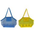 thumbnail image 1 of Yjmei - 2 bolsas de playa de malla grande, bolsa de mano, toalla de juguete, arena para guardar juguetes de playa para niños, artículos esenciales de playa para bebés, bolsa de almacenamiento de jugue, 1 of 4