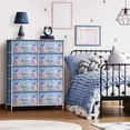 thumbnail image 3 of Sorbus Dresser with 10 Drawers - Storage Unit Organizer Chest for Clothes - Bedroom, Kids Room, Nursery, & Closet - Steel Frame, Wood Top, and Easy Pull Fabric Bins, 3 of 6