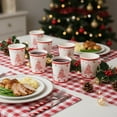 thumbnail image 3 of Bwiyojiz Home Decor Christmas Decorations Count 16pcs Disposable Paper Cups with Festive Red Tree Pattern Durables Drinking for All Beverages and Everyday Use 16, Gifts for Yourelf, Multicolor, 3 of 6