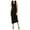 Black - black, variant on Rachel Roy Womens Ribbed Asymmetrical Dress, Black, Large