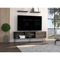 thumbnail image 1 of Mesa Para Tv Rony, Nogal Para Televisor de 75 Pulgadas Virtual Muebles, 1 of 7