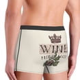 thumbnail image 5 of Kll Wine Men'S Cotton Boxer Briefs Underwear-Small, 5 of 9