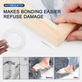 thumbnail image 5 of Double-Sided Tape Heavy Duty 9.84 FT x 1.18 in – Clear Removable Mounting Tape for Walls, Carpet, Rugs, Posters – Reusable, No-Residue, Indoor/Outdoor Nano Gel Grip, 5 of 7