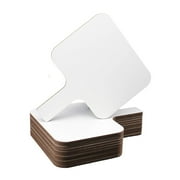 Flipside Products Rectangular Dry Erase Answer Paddle, 8" x 9.75", Pack of 12