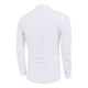 thumbnail image 3 of Camisas Cuello Mao Lino Hombre Casual Manga Larga Slim Fit, 3 of 7
