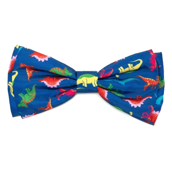 The Worthy Dog Dino Bow Tie Adjustable Collar Attachment Accessory