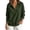 Y89-Army Green, variant on Womens Henley Sweatshirts Half Button Collared Pullover Long Sleeve Drop Shoulder Sweatshirt Solid Color Plain Tops