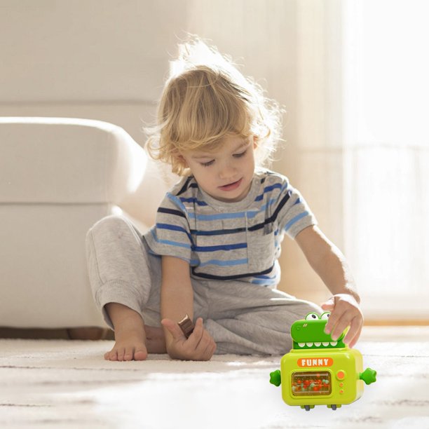 Puntoco Coche de juguete para bebés con sistema Press And Go que fomenta el gateo con un bonito diseño y cuentas interactivas. Juguete ligero y portátil para bebés.