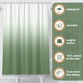 thumbnail image 5 of Sage Green Bathroom Sets with Shower Curtain and Rugs Waterproof Shower Curtain Sets 1 Piece and Soft Bathroom Rugs Sets 3 Piece for  Bathroom Decor Set, 5 of 14