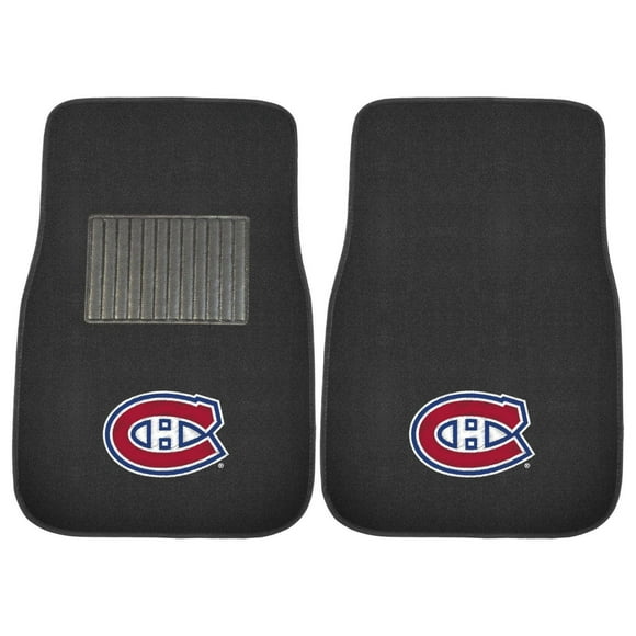 Fanmats NHL Canadiens Embroidered 2PC Car Mat