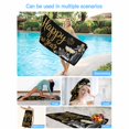 thumbnail image 5 of Beach Towel Happy New Year Bath Pool Towels Champagne Cup Gold Fireworks Absorbent Beach Towel Soft Large Quick Dry Lightweight Camping Travel Sports Yoga Gym Swim Towels for Adult 35x70 Inch, 5 of 9