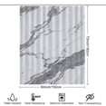 thumbnail image 2 of Marble Bathroom Shower Curtain, Fabric Shower Curtain with Hooks,Decorative Bathroom Accessories Abstract Shower Curtain for Bathroom Decor Minimalist Geometric Modern Simple, 2 of 7