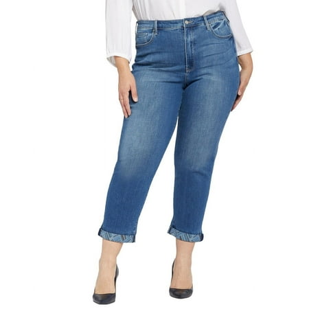 NYDJ womens Plus Margot Girlfriend Skinny Jean, 28W