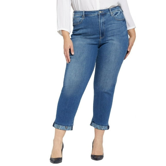 NYDJ womens Plus Margot Girlfriend Skinny Jean, 26W