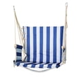 thumbnail image 1 of Portable Hanging Cotton Hammock Chair Blue, 1 of 4