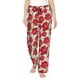 thumbnail image 1 of Fotbe Rose Flowers Pantalones de Pijama para Mujer, Pantalones de Dormir, Pantalones Pj con Cordón y Bolsillos-3X-Large, 1 of 6