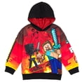thumbnail image 1 of Sudadera con capucha Minecraft Steve Skeleton Piglin para niños rojo/negro 5, 1 of 7