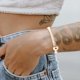 thumbnail image 5 of 2 brazaletes elásticos ajustables, soportes para mangas anticamisa, ligas con mangas para brazos, pulsera elástica, brazalete para hombres, ropa, accesorio de vestir, dorado, 5 of 5