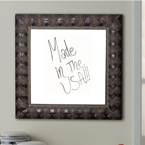 Rayne Mirrors Feathered Accent Wall Mounted Dry Erase Board