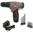 Hyper Tough 12V Max LithiumIon Cordless 2Speed Drill Driver with 1