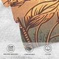 thumbnail image 3 of Coolnut Vintage Orange Sunflower Hand Towels Set of 2, Cotton Bath Towel for Drying Face Hands Body Decorative Water Absorbent Lightweight Towels for Bathroom Ktichen Travel Gym, 16"x28", 3 of 6
