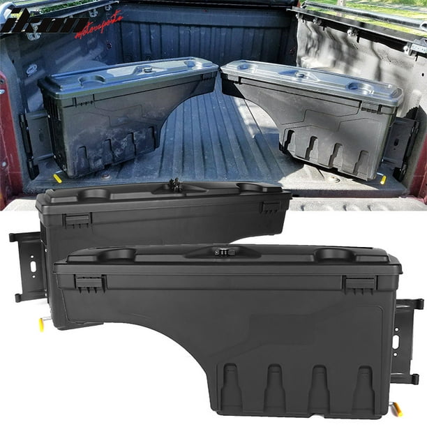 Fits 07-19 Toyota Tundra ABS Truck Storage Box Swing Case Toolbox Left