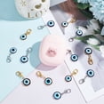 thumbnail image 5 of 10 Sets 2 Style Resin Pendant Decorations Lobster Clasp Charms Clip-on Charms for Keychain Purse Backpack Ornament Stitch Marker for DIY, 5 of 7