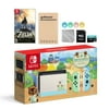 Nintendo Switch Animal Crossing Special Version Console Set, Bundle With Zelda: Breath of the Wild And Mytrix Accessories