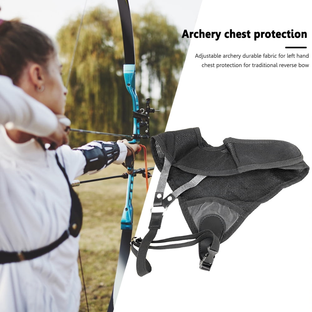 Adjustable Archery Chest Protector Guard Shooting Accessory for Right Left Hand 