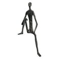 thumbnail image 1 of Figura humana abstracta, estatua de metal para decoración del hogar, regalo de cumpleaños, adorno. C 9x9x28cm, 1 of 8