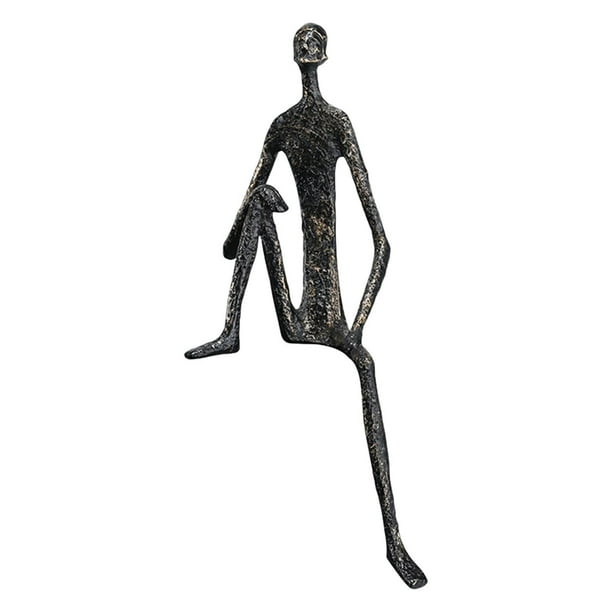 Figura decorativa, estatua, escultura coleccionable, arte para dormitorio, hogar, decoración de mesa navideña. C 9x9x28cm