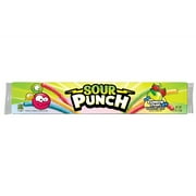 Sour Punch Straws, Rainbow Assorted Chewy Candy, 2oz Movie Tray