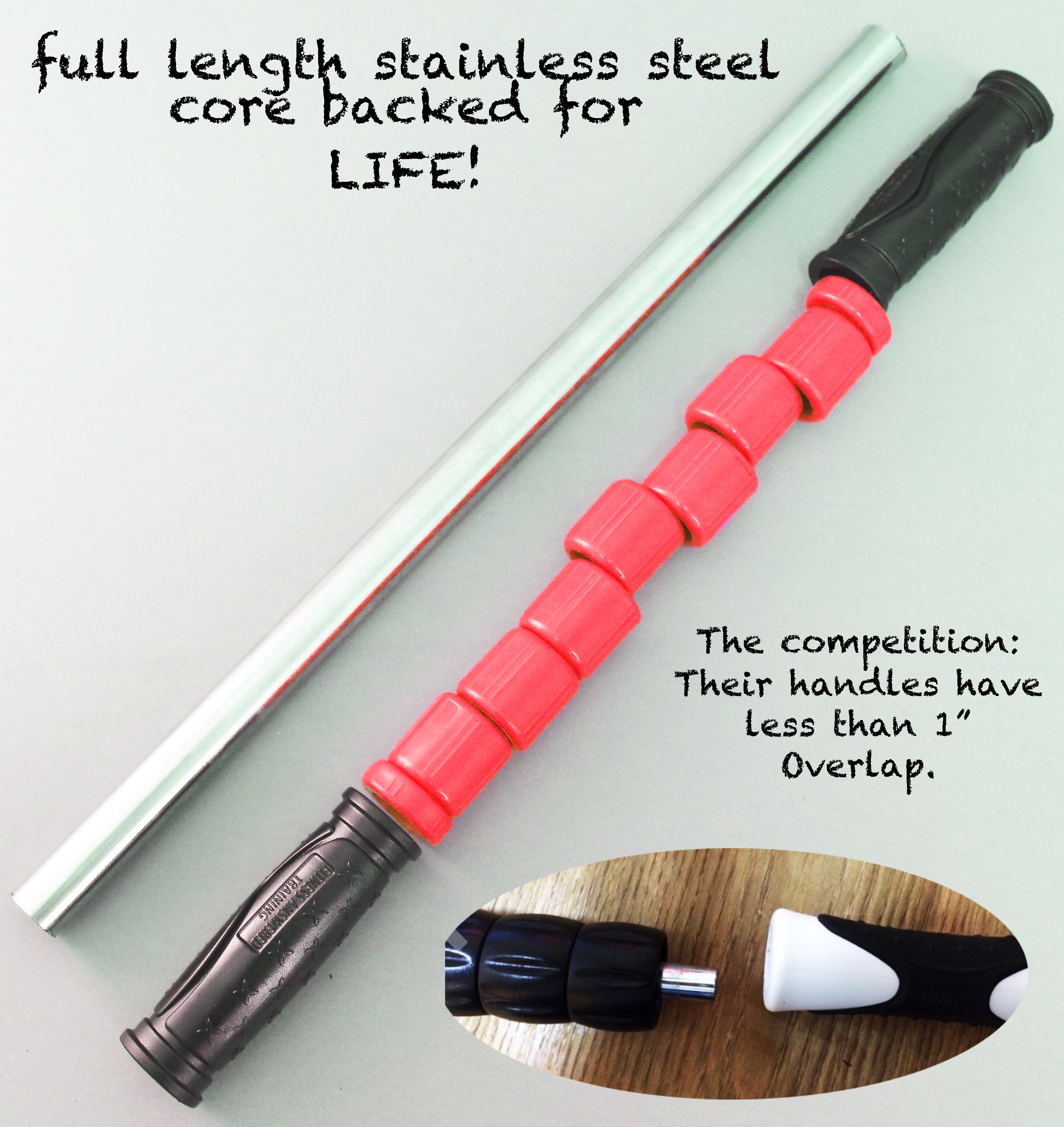 The Muscle Stick Original Massage Roller - Red