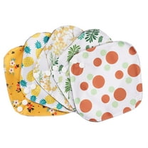 New 5 Pieces 7.81 Inch Light Charcoal Bamboo Mama Cloth/Menstrual Pads/Reusable Sanitary Pads Panty Liner