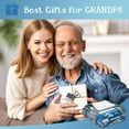 thumbnail image 2 of Grandpa Gifts, Gifts for Grandpa from Grandkids, Gifts for Grandpa from Granddaughter Grandson, Best Grandpa Gift, Grandpa gifts Blanket 60"X 50", Gifts for Grandpa Birthday Thanksgiving Day, 2 of 5