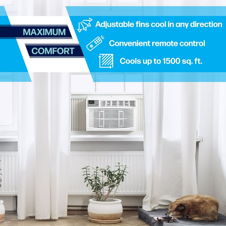 Arctic Wind 24,000 BTU 230-Volt Window Air Conditioner and Heater with  Remote, White, 2AWH24000DA - Walmart.com