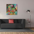 thumbnail image 3 of Epic Graffiti 'Sadhguru' by Dean Russo, Canvas Wall Art, 37"x37", 3 of 8