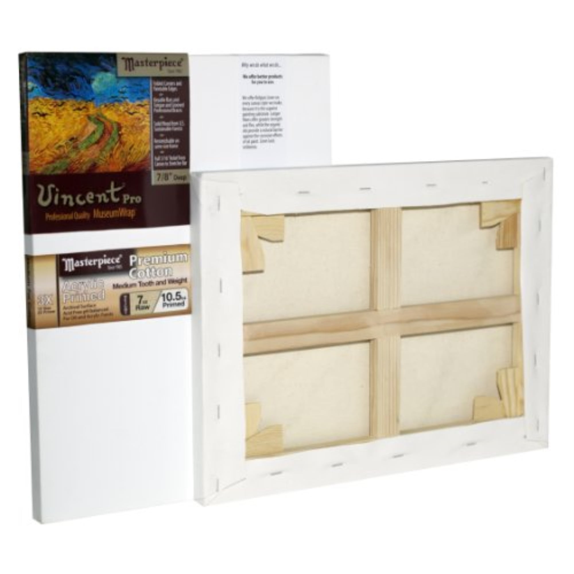 Masterpiece Vincent Pro Monterey 7/8" Profile Cotton Canvas - 9" x 12"