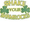 thumbnail image 3 of CafePress - Shake Your Shamrocks Women's Dark Pajamas - Women's Short Sleeve Print T-Shirt and Pants Dark Cotton Pajama Set, 3 of 7
