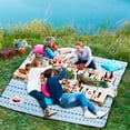 thumbnail image 2 of Airensky 79 "x 83" 3-Layer Thicking Picnic Blanket for 8 Adults, 2 of 10