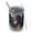 Space Dinosaur Pattern, variant on 12oz Tumblers Sky Blue Floating Island Dinosaurs Vacuum Insulated Stainless Steel Travel Tumbler Cups Mug with Lid and Straw for Beer,Coffee,Beverages with Cleaning Brush for Cold Hot Drinks