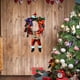 thumbnail image 3 of Para Puerta Delantera, Divertida Decoración Para Piernas De Papá Noel, Adorno Colgante De Corona Navideña Para Decoración De Vacaciones De Granja Cateissary HA040049-02, 3 of 6