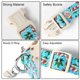 thumbnail image 3 of Collar para perro DOGWONG, azul, Papá Noel, algodón, XS S, 10-16 pulgadas, 3 of 6