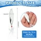 thumbnail image 2 of Uxcell 10Pcs 3/5 oz Cucharas de Pesca de Metal Señuelos de Pesca Cuchara de Lanzamiento Tono Plateado, 2 of 5
