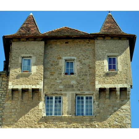 L N Stick Poster Of Old House Windows 24x16 Adhesive L N Stick Poster Of Old House Windows 24x16 Adhesive Decal