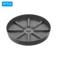 thumbnail image 3 of Unique Bargains Plant Pot Saucers 9 Inch, 6 Pack Plastic Round Plant Pot Flower Drip Tray, Gray, 3 of 6