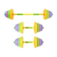 thumbnail image 3 of Juguetes para niños, mancuernas, barra para niños, relleno ajustable, herramientas de desarrollo sensorial para edades de 4 a 7 años, juego de pesas, Colores claros, 3 of 10