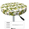 thumbnail image 7 of Picia Corn And Butterflies pattern Round Stool Covers Comfy Seat Covers Stretch Removable WashableChair Slipcover Round Bar Chair Cushion Cover-13 inch, 7 of 7