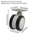 thumbnail image 3 of Ruedas giratorias universales para muebles con ruedas, ruedas giratorias portátiles silenciosas con placa giratoria de 360 degree para camas y mesas, 3 of 9